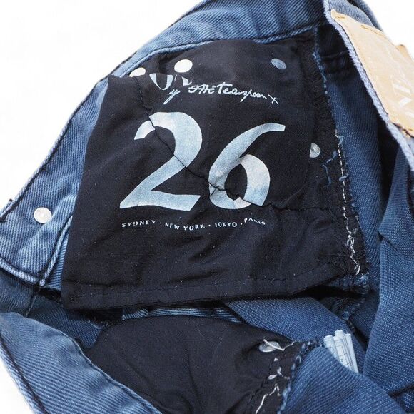 One Teaspoon Distressed Straight Leg Medium Wash Jeans Women's 26 - Picture 4 of 13